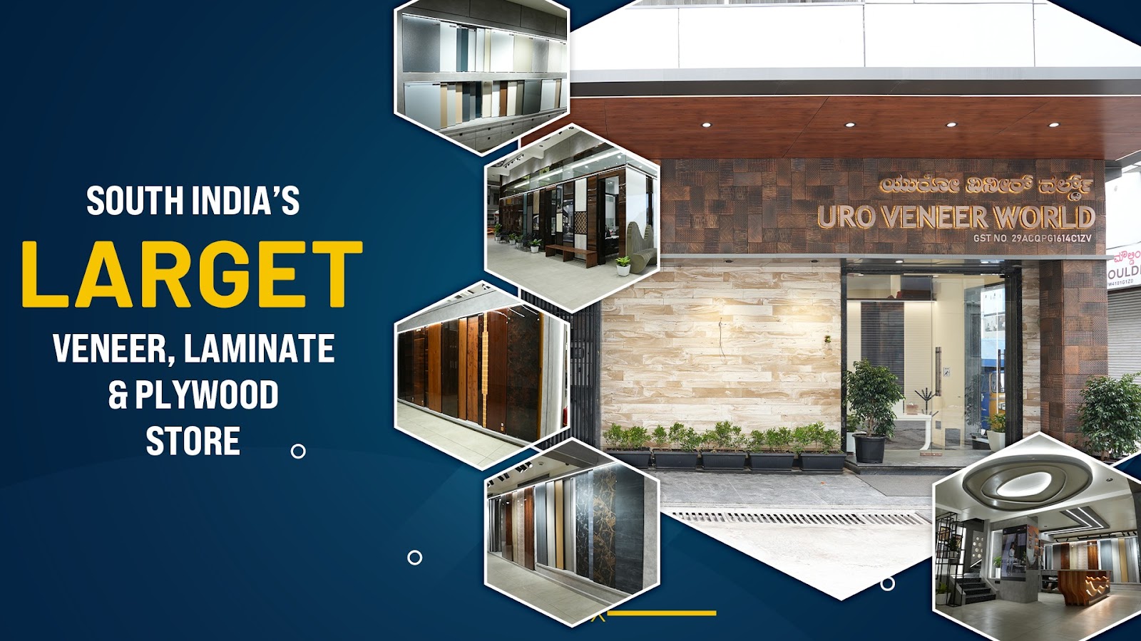 SOUTH INDIA'S LARGET VENEER, LAMINATE & PLYWOOD STORE